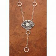 Sterling Silver Madonna Medal on Sterling Silver Chain