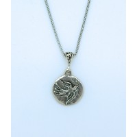 Sterling Silver Holy Spirit on Sterling Silver Chain