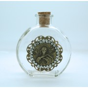 Vintage Style Holy Water Bottle, Immaculate Conception