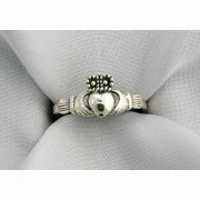 Sterling Silver Ring, Claddagh
