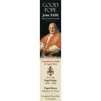25pk Commemorative Pope John XXIII Canonization Bookmarks (25 pack)