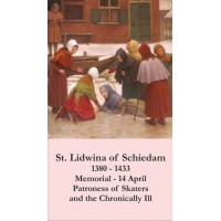 50pk St. Lidwina Bulk Prayer-Cards - (50 Pack) 50pk St. Lidwina Bulk Prayer-Cards - (50 Pack)