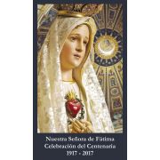 Fatima Centennial Commemorative Collector Series Prayer Card Spanish - (50 Pack)