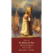 St. Joan of Arc Prayer Card - (50 Pack)