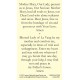 Our Lady of La Vang Prayer Card (50 pack) - - PC-381 Our Lady of La Vang Prayer Card (50 pack) - - PC-381