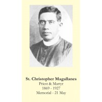 50pk St. Christopher Magallanes Bulk Prayer-Cards - (50 Pack) 50pk St. Christopher Magallanes Bulk Prayer-Cards - (50 Pack)