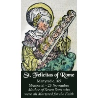50pk St. Felicitas Bulk Prayer-Cards - (50 Pack) 50pk St. Felicitas Bulk Prayer-Cards - (50 Pack)