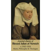 Blessed Julian of Norwich Prayer Card - (50 Pack)