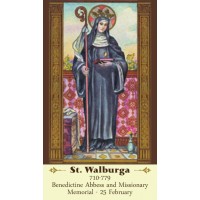 50pk St. Walburga Bulk Prayer-Cards - (50 Pack)