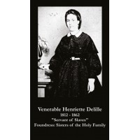 50pk Venerable Henriette Delille Bulk Prayer-Cards - (50 Pack)