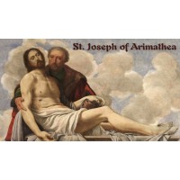 50pk St. Joseph of Arimathea Bulk Prayer-Cards - (50 Pack)