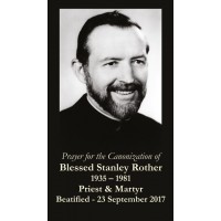 50pk Fr. Stanley Rother Beatification Bulk Prayer-Cards - ENGLISH - (50 Pack) 50pk Fr. Stanley Rother Beatification Bulk Prayer-Cards - ENGLISH - (50 Pack)