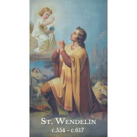 50pk St. Wendelin Bulk Prayer-Cards - (50 Pack)