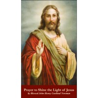 50pk Shine the Light of Jesus Bulk Prayer-Cards - (50 Pack)