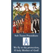 Sub Tuum Praesidium Prayer Card - (50 Pack)