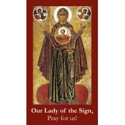 50pk Our Lady of the Sign Bulk Prayer-Cards - (50 Pack) 50pk Our Lady of the Sign Bulk Prayer-Cards - (50 Pack)