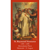 50pk St. Raymond Nonnatus Bulk Prayer-Cards - (50 Pack)