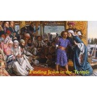50pk Finding Jesus in the Temple Bulk Prayer-Cards - (50 Pack)