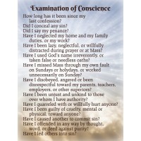 50pk Examination of Conscience Bulk / Pew / Holy / Prayer-Cards (50 pack) 50pk Examination of Conscience Bulk / Pew / Holy / Prayer-Cards (50 pack)