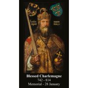 Blessed Charlemagne Prayer Card - (50 Pack)