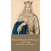 Blessed Eleanor of Provence Prayer Card - (50 Pack)
