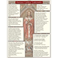 Spanish Traditional Prayers - Full Size Bulk Prayer-Cards (10 Pack) Spanish Traditional Prayers - Full Size Bulk Prayer-Cards (10 Pack)