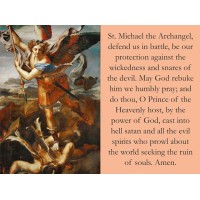50pk St. Michael and Sub Tuum Praesidium Bulk Prayer-Cards for the Church in Crisis - (50 Pack) 50pk St. Michael and Sub Tuum Praesidium Bulk Prayer-Cards for the Church in Crisis - (50 Pack)