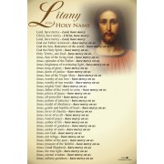 50pk Litany of the Holy Name of Jesus Bulk Prayer-Cards - (50 Pack)