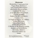 Memorare Prayer Card (Large) (50 pack) -  - PC-444