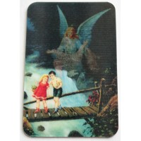 25pk Guardian Angel Holographic Bulk Prayer-Card (25 Pack)