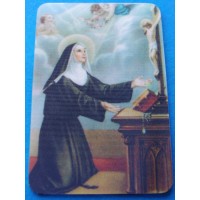 25pk St. Rita Holographic Bulk Prayer-Card (25 Pack)
