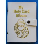 First Communion Holy Card Album - White (2 Pack)