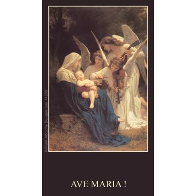 Bilingual Hail Mary Prayer Card (Latin/English) (50 pack) -  - PC-167