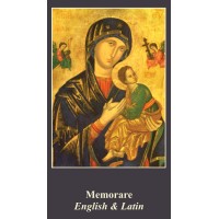 50pk Bilingual Memorare Bulk Prayer-Cards (Latin/English) (50 pack) 50pk Bilingual Memorare Bulk Prayer-Cards (Latin/English) (50 pack)