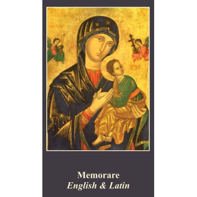 Bilingual Memorare Prayer Card (Latin/English) (50 pack) -  - PC-170