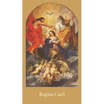 Bilingual Regina Caeli Prayer Card (Latin/English) (50 pack) -  - PC-166