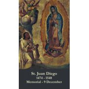 Bilingual Saint Juan Diego Prayer Card (English/Spanish) (50 pack)