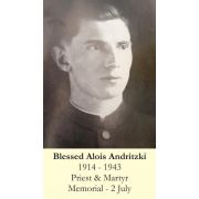 Blessed Alois Andritzki Prayer Card (50 pack)
