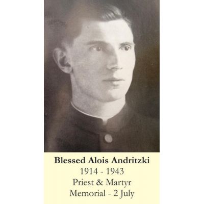 Blessed Alois Andritzki Prayer Card (50 pack) -  - PC-380