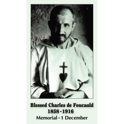 Blessed Charles de Foucauld Prayer Card (50 pack) -  - PC-39