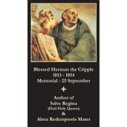 Blessed Herman the Cripple Prayer Card (50 pack)