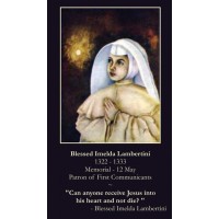 50pk Blessed Imelda Lambertini Bulk Prayer-Cards (50 pack)