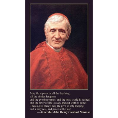 Blessed John Henry Cardinal Newman Prayer Card (50 pack) -  - PC-161