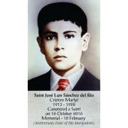 Blessed Jose Luis Sanchez del Rio Prayer Card (50 pack)