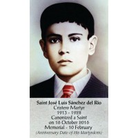 50pk Blessed Jose Luis Sanchez del Rio Bulk Prayer-Cards (50 pack) 50pk Blessed Jose Luis Sanchez del Rio Bulk Prayer-Cards (50 pack)