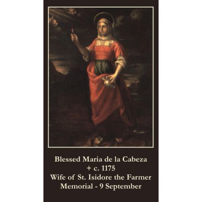 Blessed Maria de la Cabeza Prayer Card (50 pack) -  - PC-208