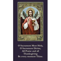 50pk Blessed Sacrament Bulk Prayer-Cards (50 pack)