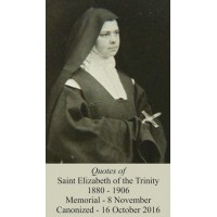 Canonization Version Saint Elizabeth of the Trinity Bulk Prayer-Cards 50pk Canonization Version Saint Elizabeth of the Trinity Bulk Prayer-Cards 50pk