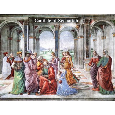 Canticle of Zechariah Prayer Card (50 pack) -  - PC-436