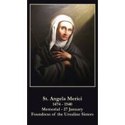 St. Angela Merici Prayer Card - (50 Pack)